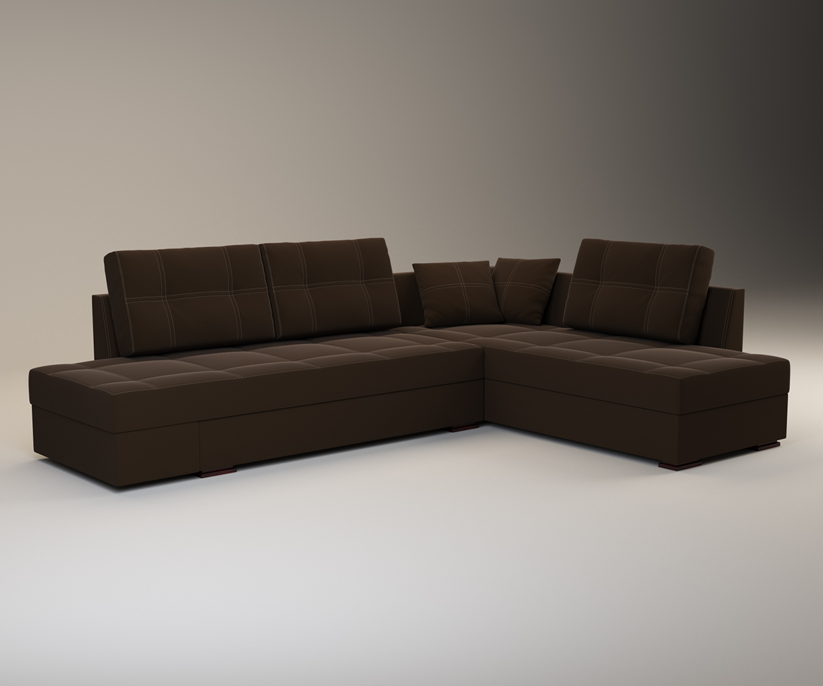 Product Visualization. 3D modeling of furniture.